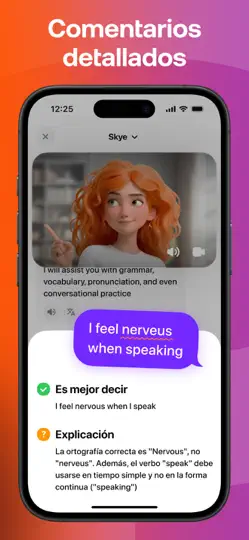 Captura de pantalla de Praktika – Habla Inglés Ahora en iPhone 5