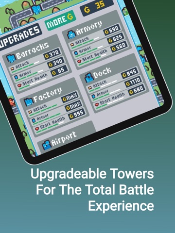 Pixel Commander - Tower Battle iPad screenshot