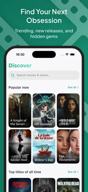 Seenfy: TV Show, Movie Tracker screenshot 2