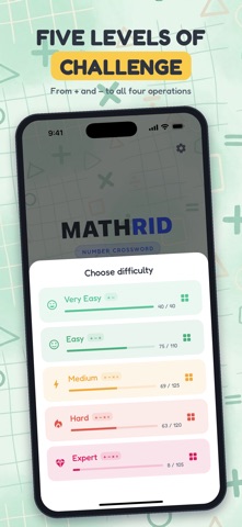 Mathrid: Math Crossword Screenshot 4 of 6