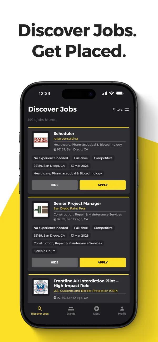 Screenshot #1 pour Placed Job Search