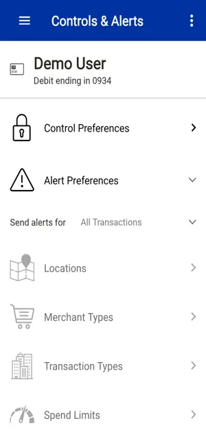 ADVFCU CardControl screenshot 1