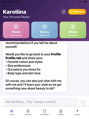 Karoliina Fashion Styler iPad screenshot
