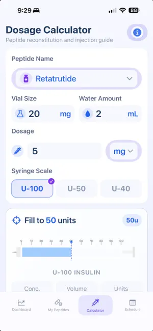 PeptideTrak screenshot 2