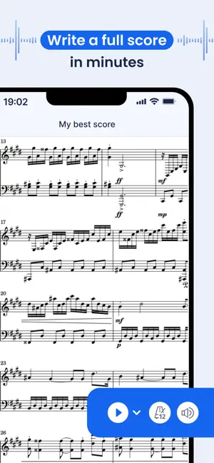 Flat: Sheet Music Maker & Tabs screenshot 1