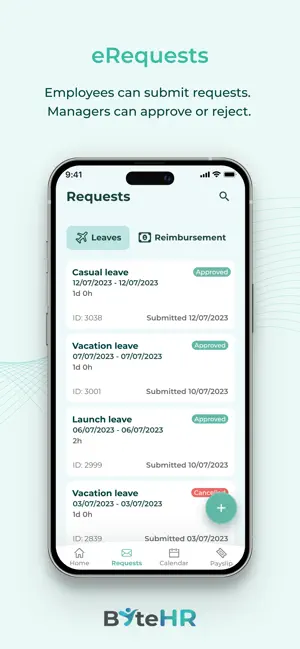 ByteHR iPhone screenshot 6