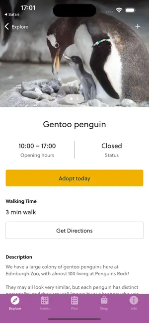 Edinburgh Zoo iPhone screenshot 4