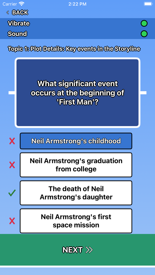 #3. First Man Trivia (iOS) Bởi: Martin Tseng