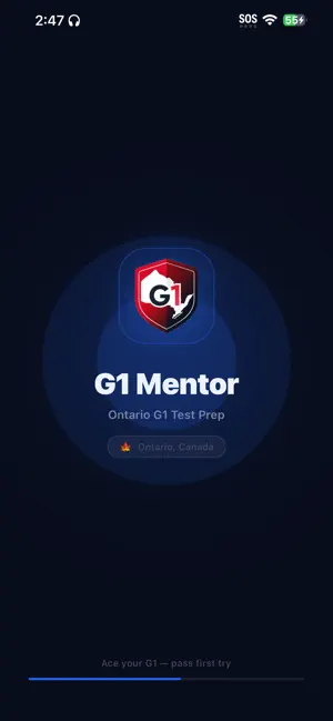 G1 Mentor: Ontario G1 Test screenshot 3