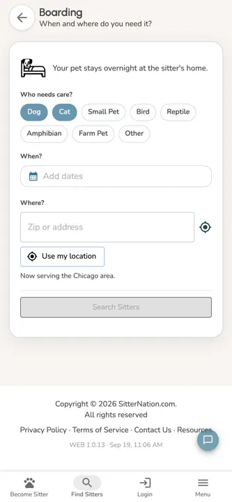 SitterNation screenshot 3