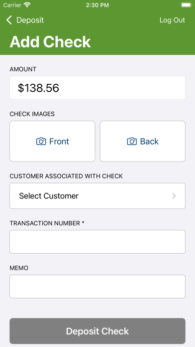 Western OK Business AgChex Screenshot