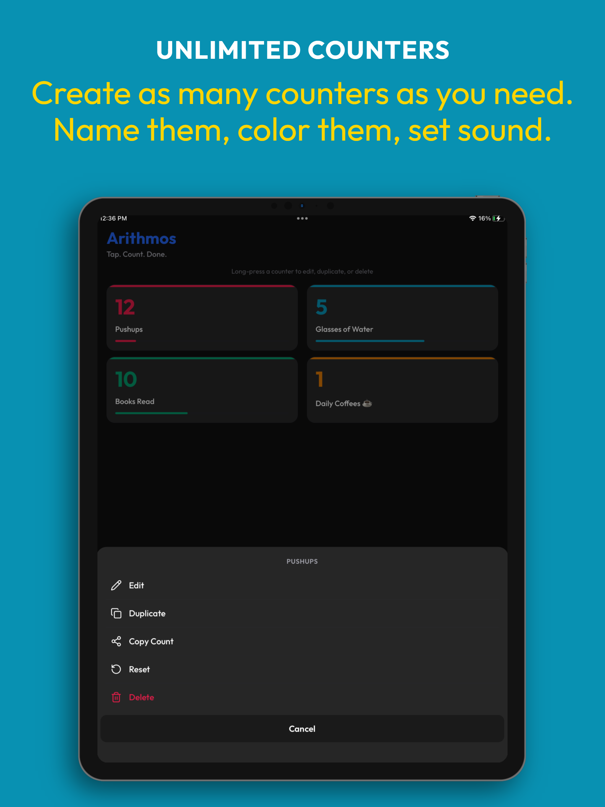 Arithmos - Tally Counter screenshot 13