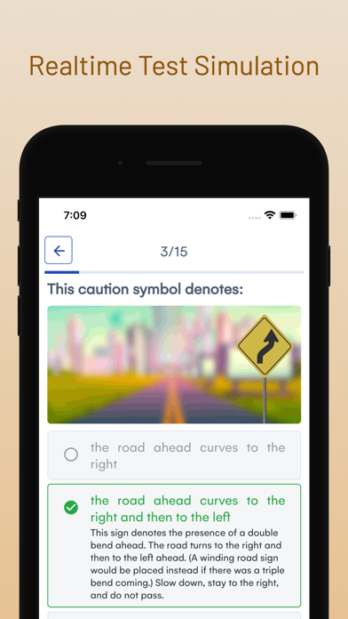 NJ DMV Driver Permit Test Screenshot