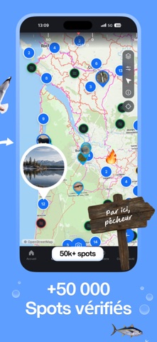 FishMan - Spots de pêche iPhone screenshot 2