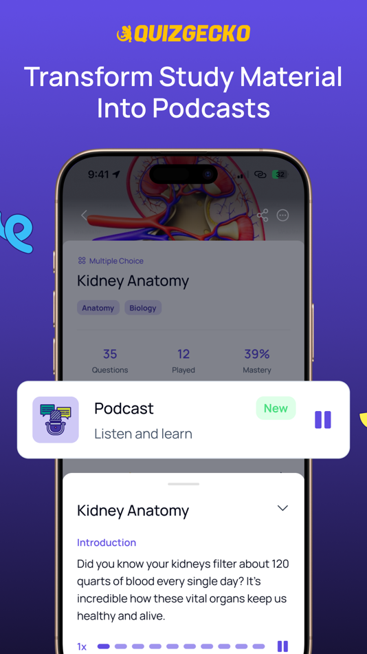 #4. Quizgecko: AI Flashcards (iOS) 由: Quizgecko