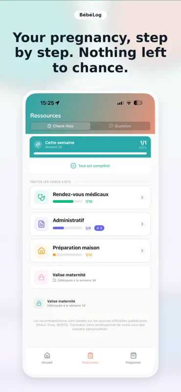 BébéLog - Baby & Pregnancy screenshot 5 of 6