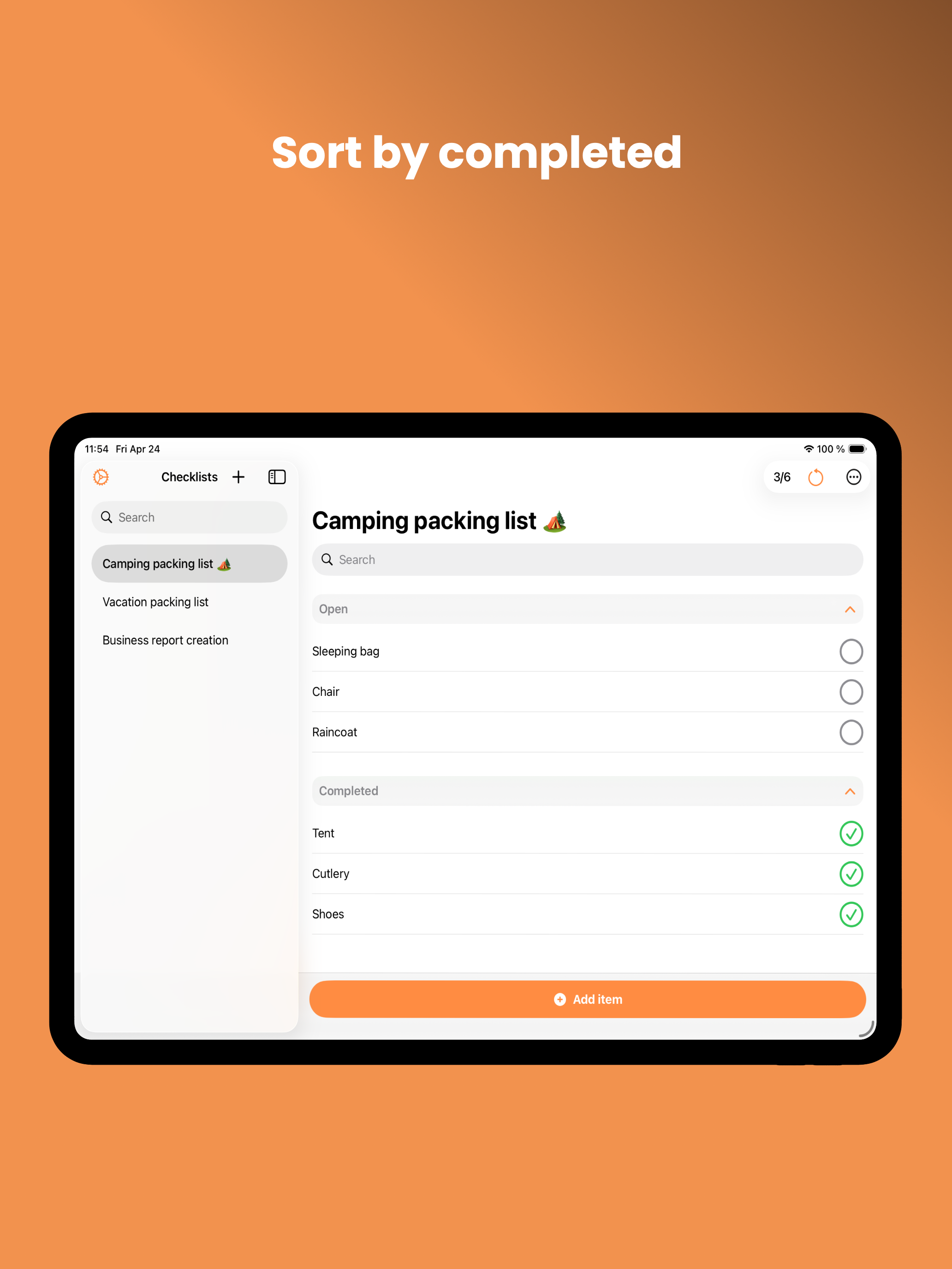 Checklists: Repeating To-Dos