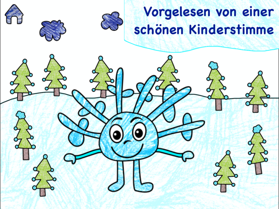Schneeflocke - Kinderbuch 2+ iPad screenshot