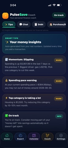 PulseSave screenshot