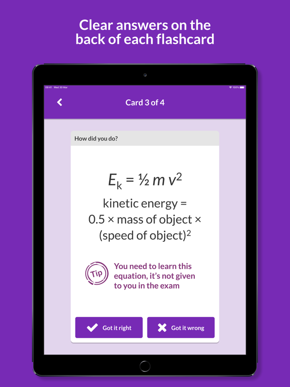 Screenshot #5 pour Key Cards GCSE AQA Physics