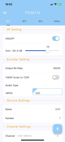 ZinModulator ISDB-T iPhone screenshot
