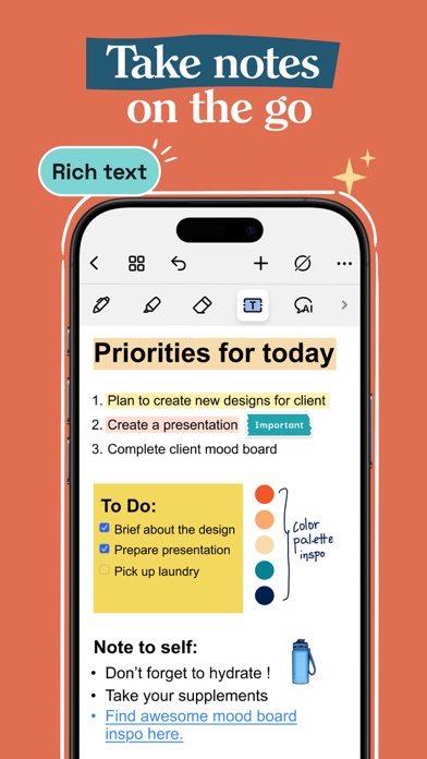 Screenshot 1 of Noteshelf 3: AI Digital Notes App