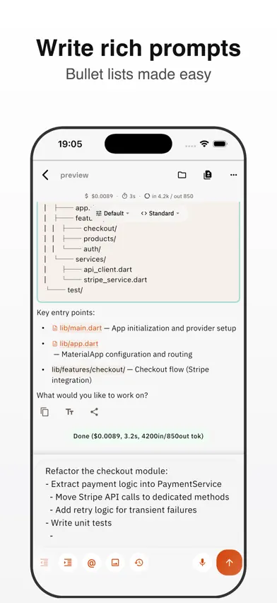 CC Pocket: Code Anywhere screenshot 4