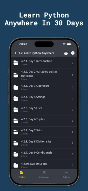 Python Coding Editor 3 IDE App iPhone screenshot 4