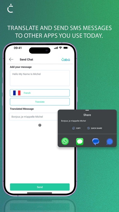 Screenshot #3 pour Cabo Multilingual Messenger