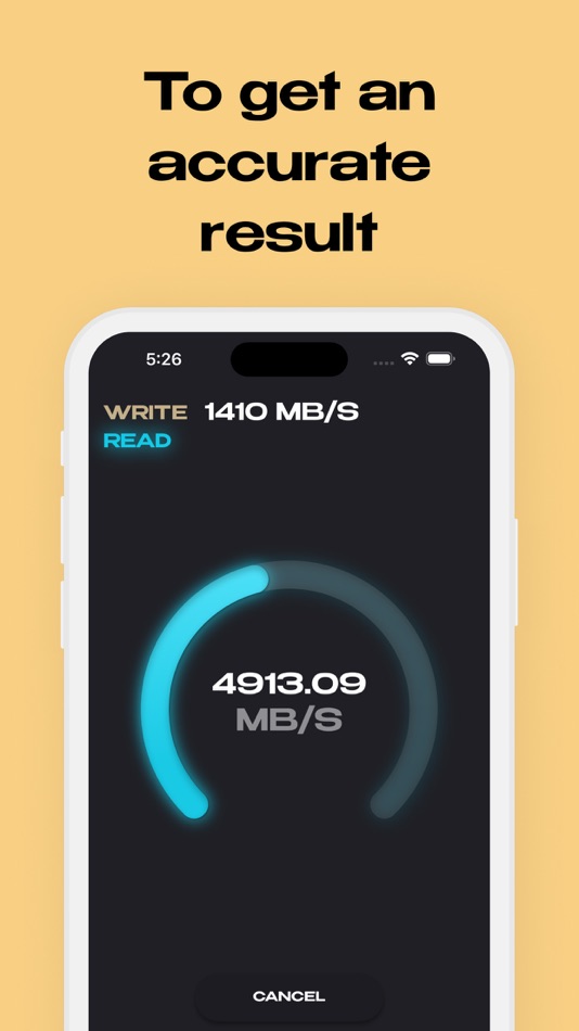 #3. Diskio - Disk Speed Analyzer (iOS) By: Sergii Khliustin