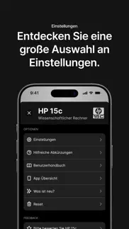 hp 15c wissenschaft. rechner iphone bildschirmfoto 3