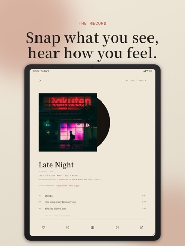 Moodshot: Photo to Music iPad screenshot