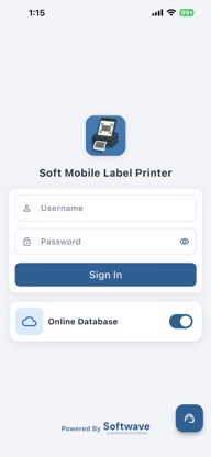 Mobile Label Printer screenshot 1