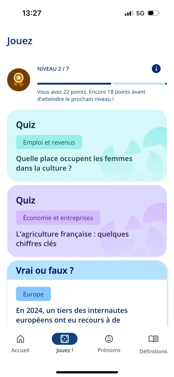 Screenshot #2 pour Insee Mobile