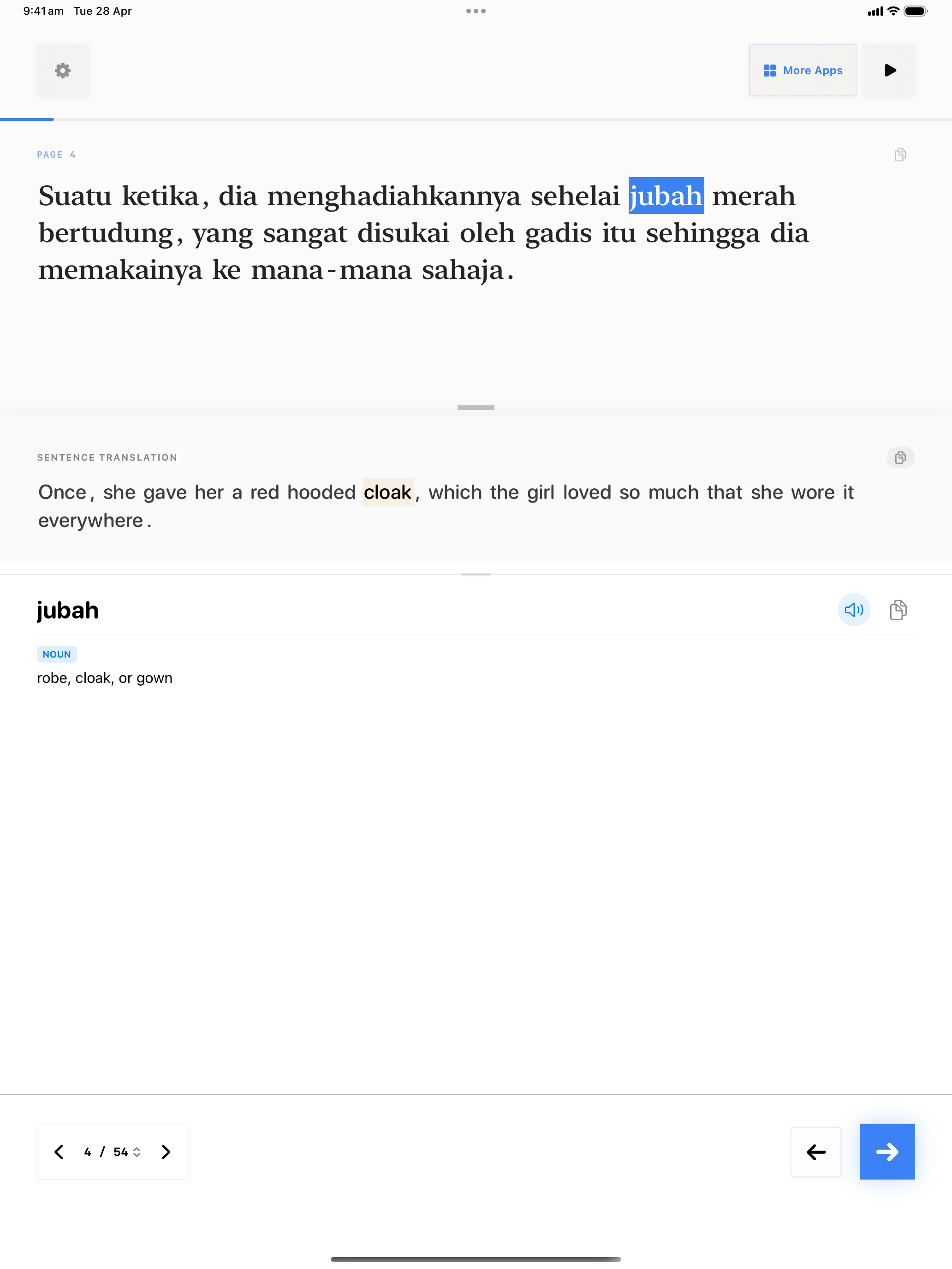 Red Riding Hood Malay Reader screenshot 15