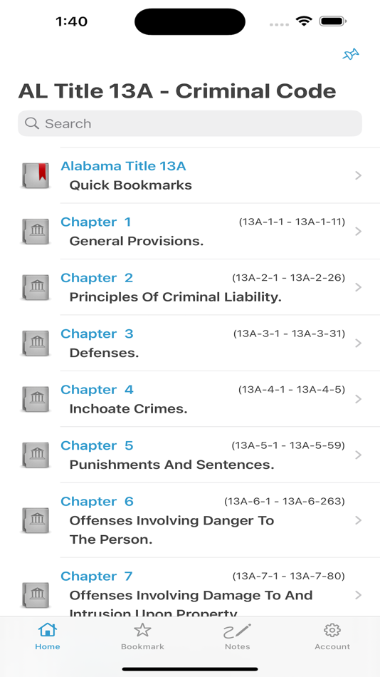 AL Criminal Code Title 13A Law - 9.240324 - (iOS)
