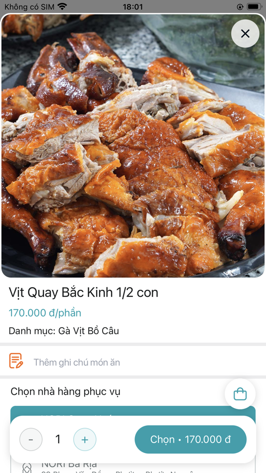 #4. NORI Food (iOS) 由: Tran Quang Thoi