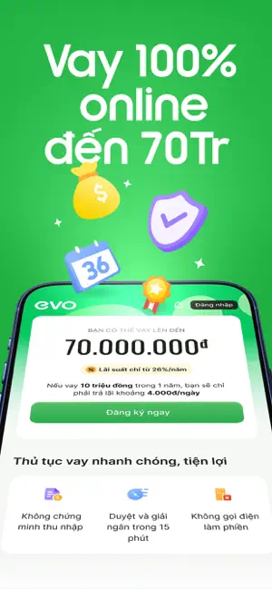 EVO Money: Tài chính minh bạch iPhone screenshot 1