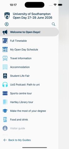 Visit Uni of Southampton screenshot