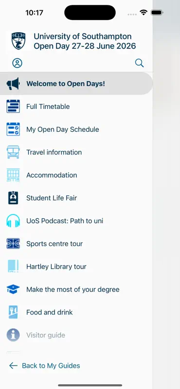 Visit Uni of Southampton screenshot 2 of 3