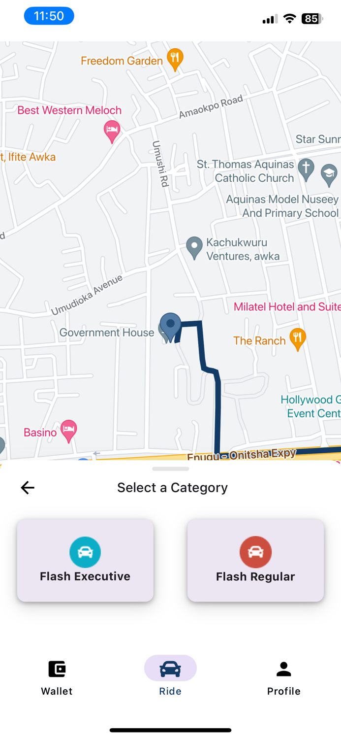 Flash The Luxury Ride App
