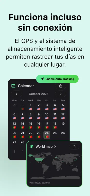 Días en el Exterior TripTrack screenshot 5 of 6