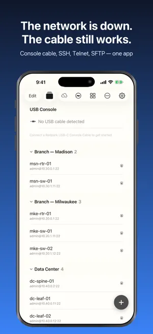 Konsol: SSH & Serial Console screenshot 1