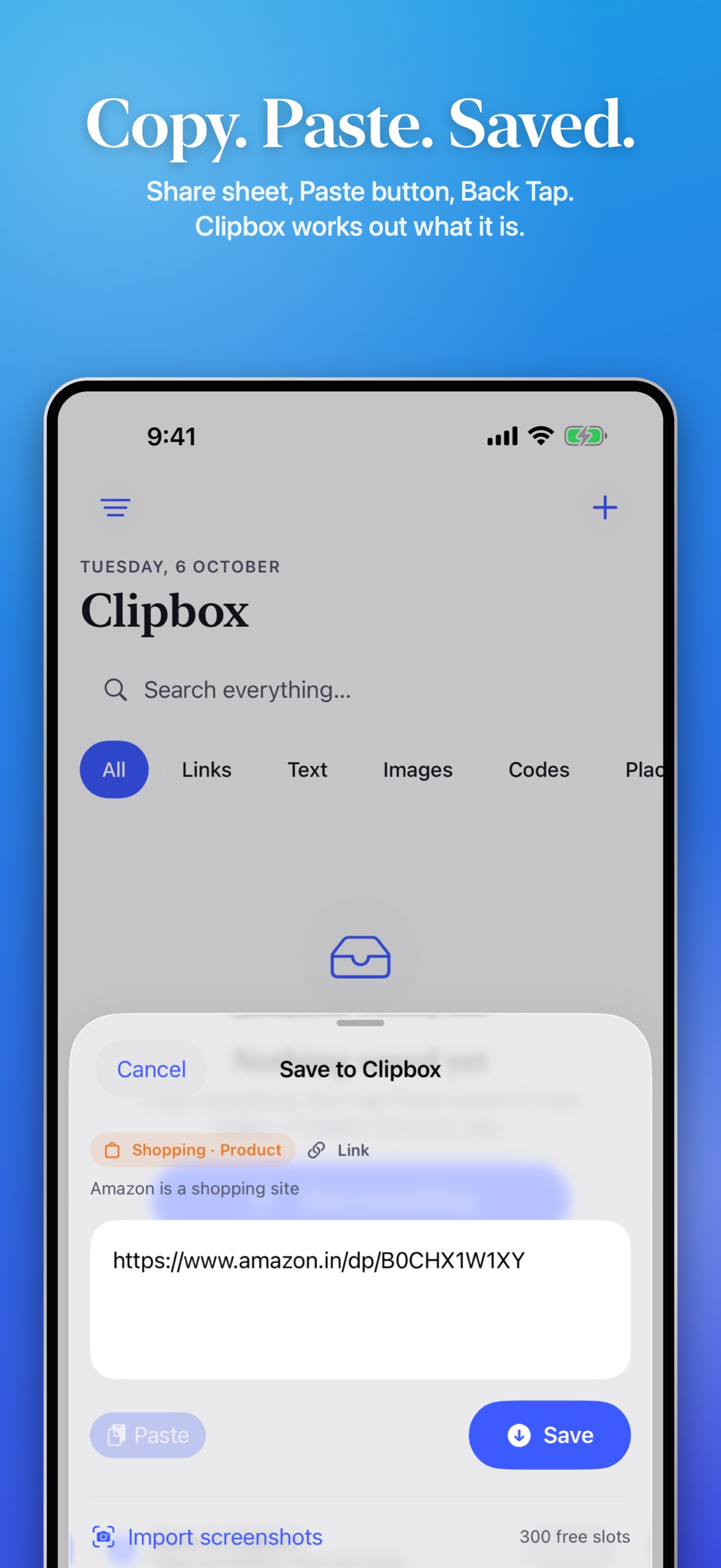 Screenshot 3 of Clipbox: Save What You Copy