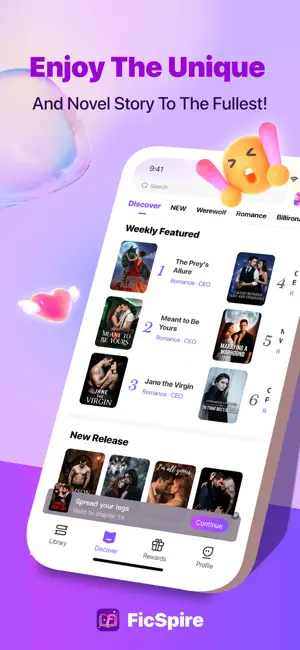 FicSpire - Web Novel & Stories screenshot 1