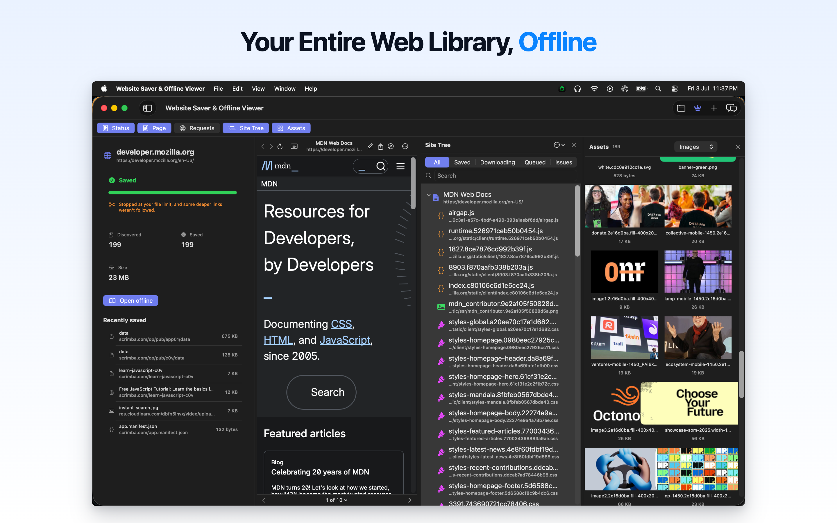 Website Saver & Offline Viewer