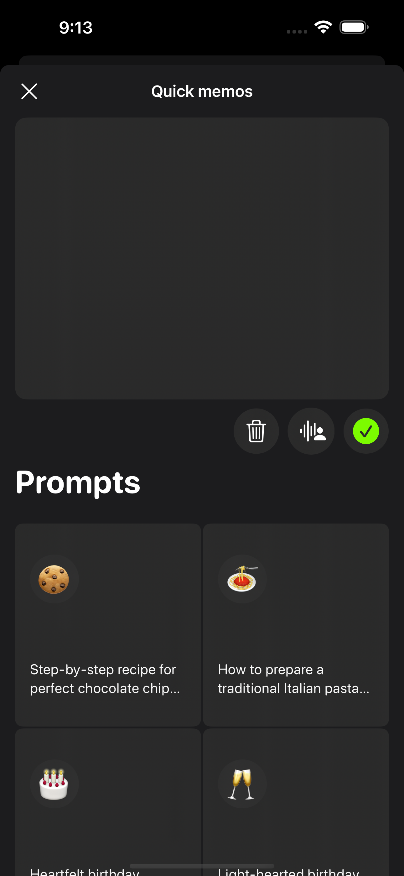 AI Voice Memo