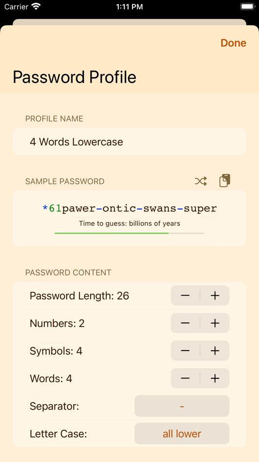 #4. RPG: Random Password Generator (macOS) 由: Photility
