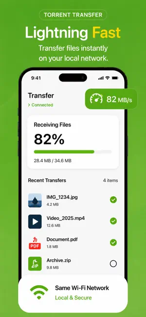 Torrent: Transfer Files screenshot 1