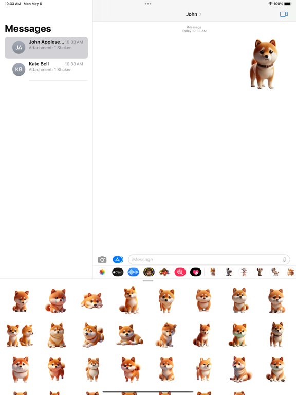 Screenshot #4 pour Sad Shiba Inu Stickers